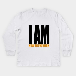 I am New Brunswick Kids Long Sleeve T-Shirt